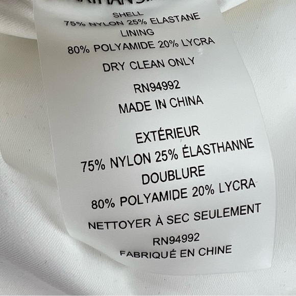 Jonathan Simkhai Addyson One Shoulder One Piece Swimsuit in White NWT size Small - Picture 9 of 11